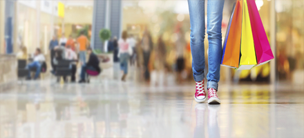 Picture of someone shopping