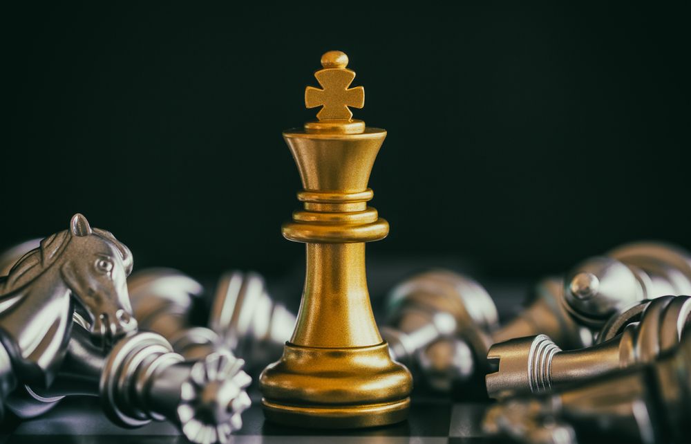 Chess piece representing strategic planning